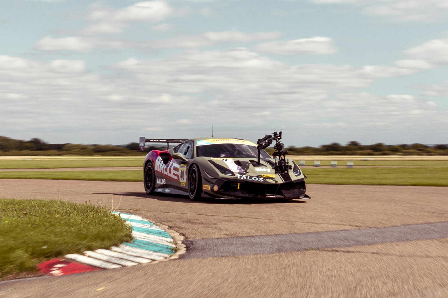 2021 Ferrari 488 Challenge Evo Camera Car