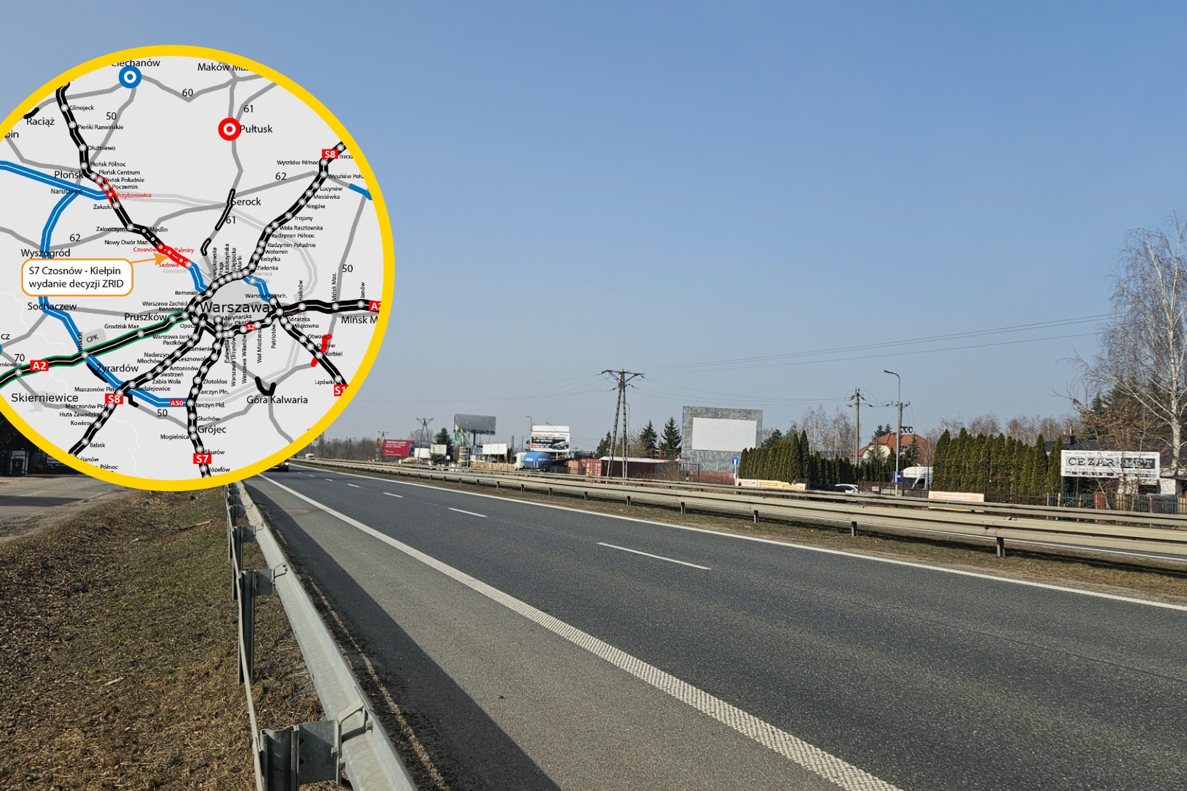 Ruszy budowa S7 na północy Warszawy. 9 km nowej ekspresówki