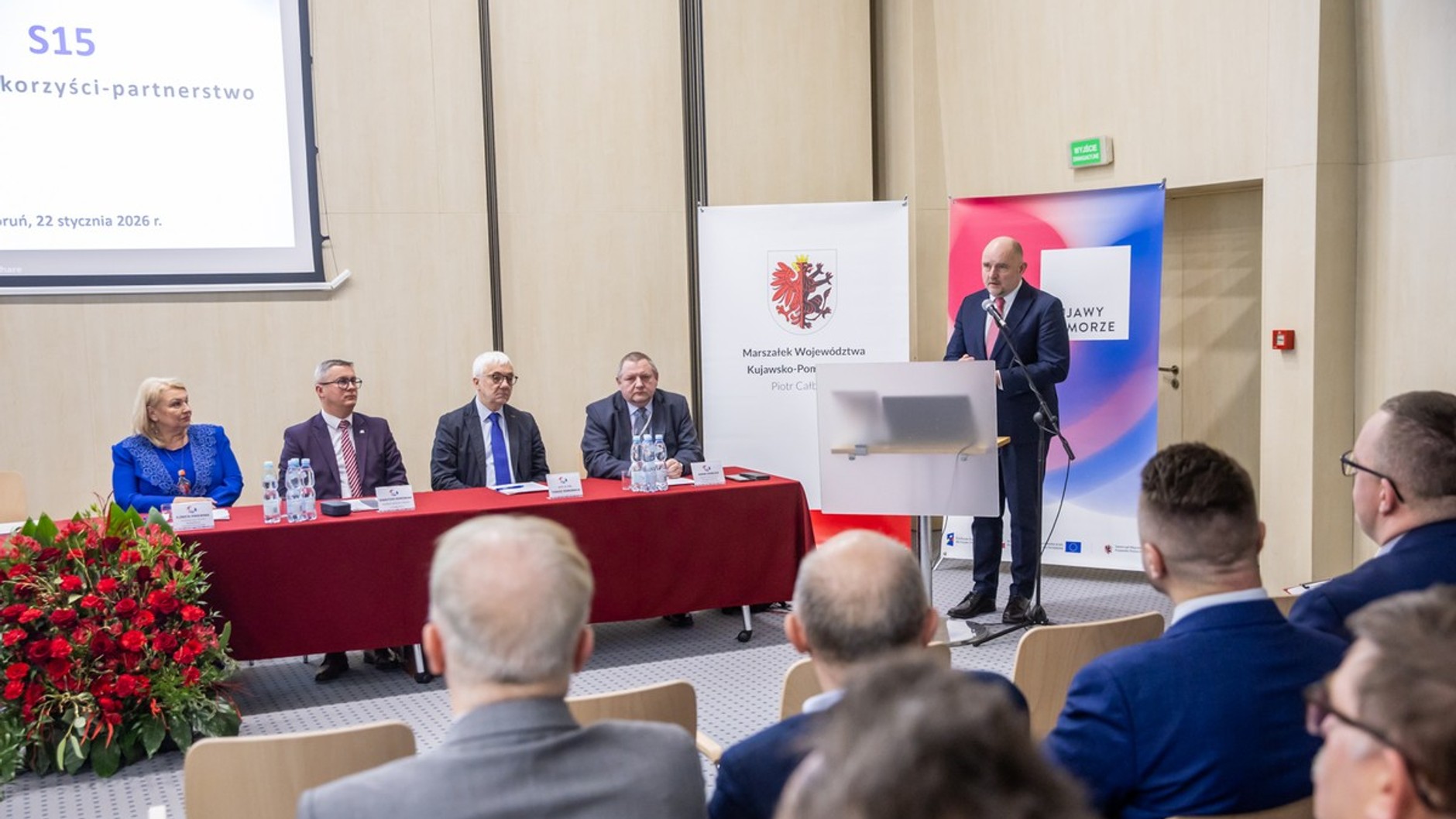 Konferencja ws. budowy drogi S15