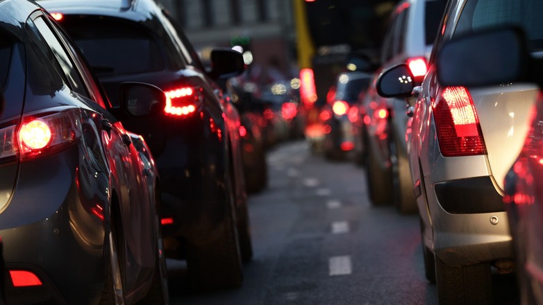 Korek, zator, paraliż, ruch drogowy