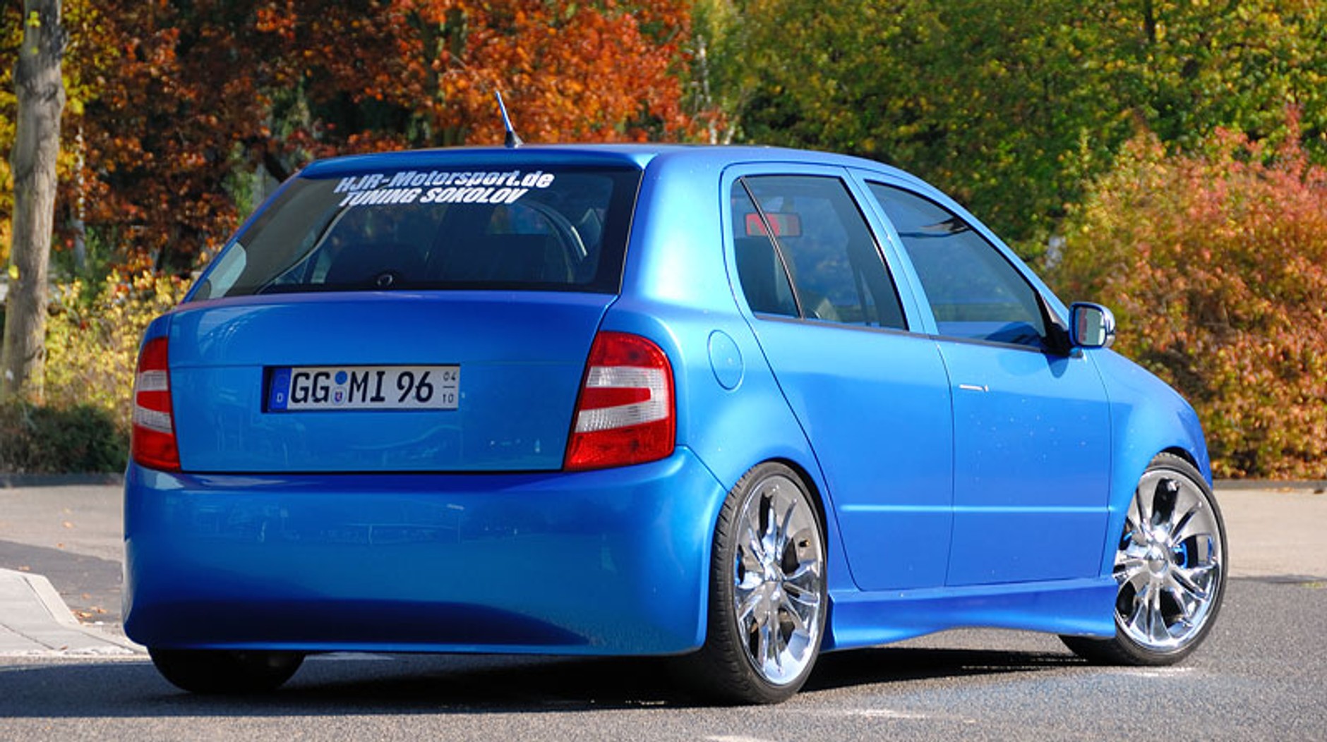 Garaż tunera: Škoda Fabia 1,8 Turbo – smerfny hatchback