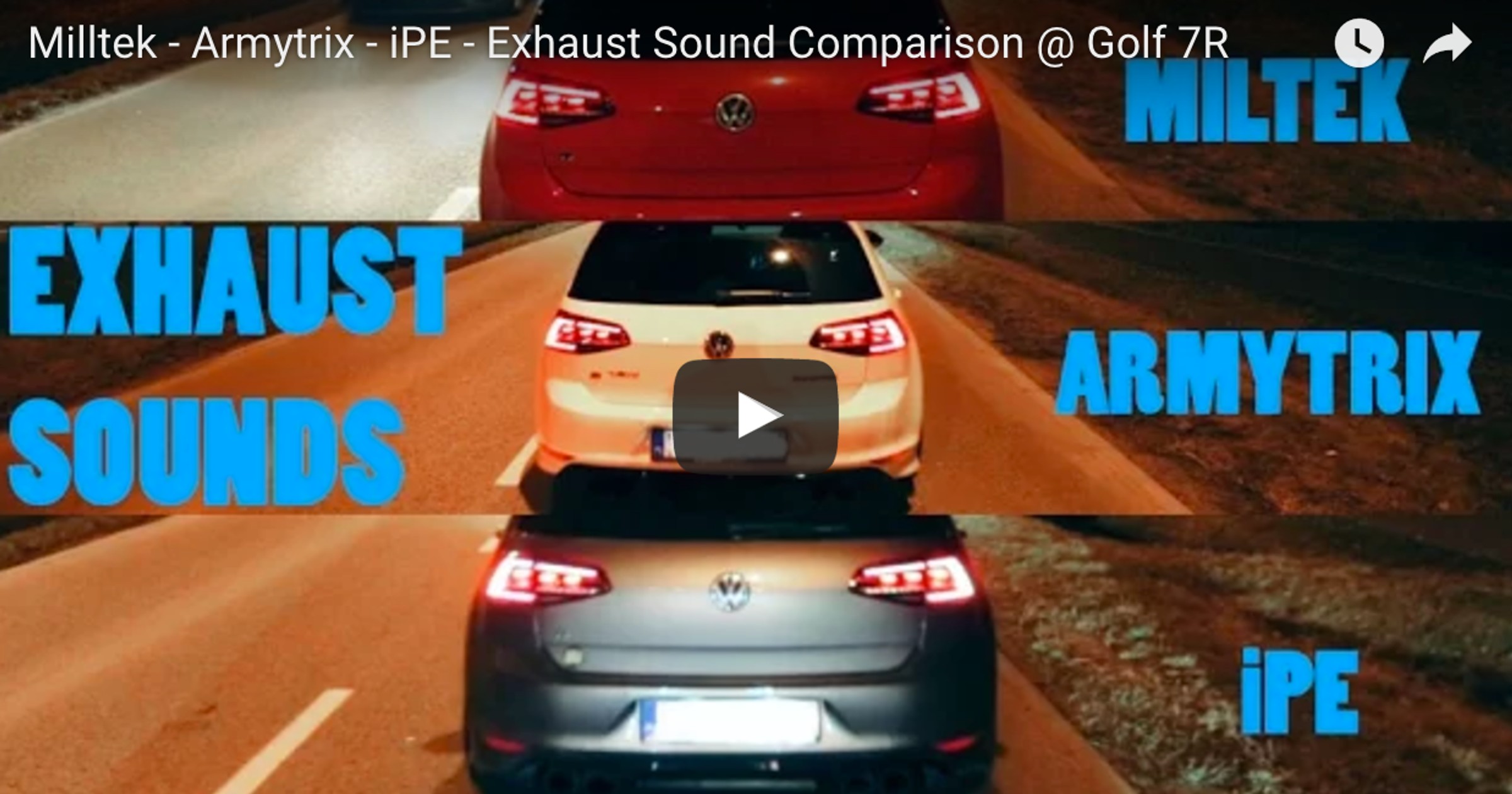 Trzy sposoby na brzmienie VW Golfa 7 R