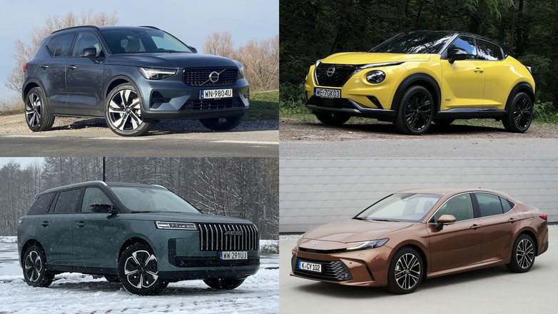 Volvo XC40, Nissan Juke, Toyota Camry i Jaecoo 5