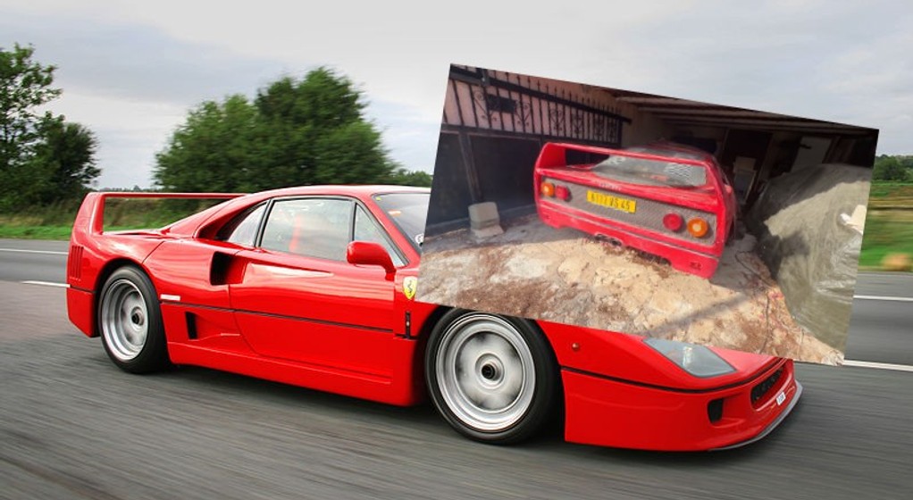 YouTuber pojechał na poszukiwanie porzuconych samochodów przypominających Ferrari F40, które znalazł w Google Maps