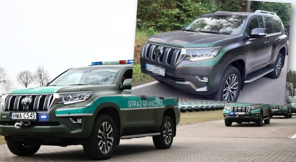 Straż Graniczna odzyskała skradzioną Toyotę Land Cruiser