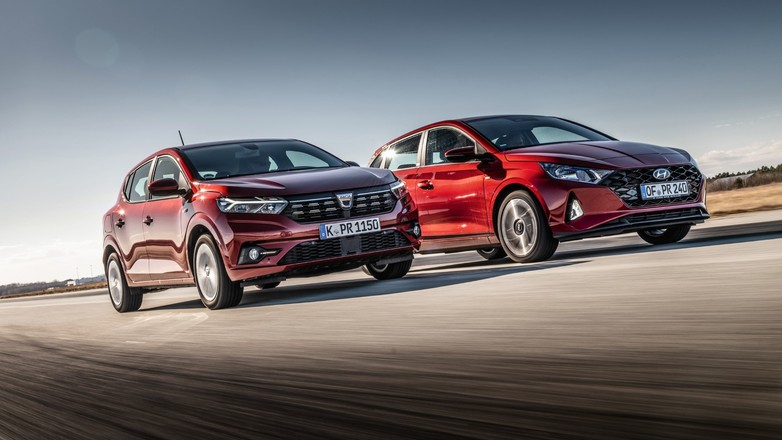 Dacia Sandero i Hyundai i20 - porównanie