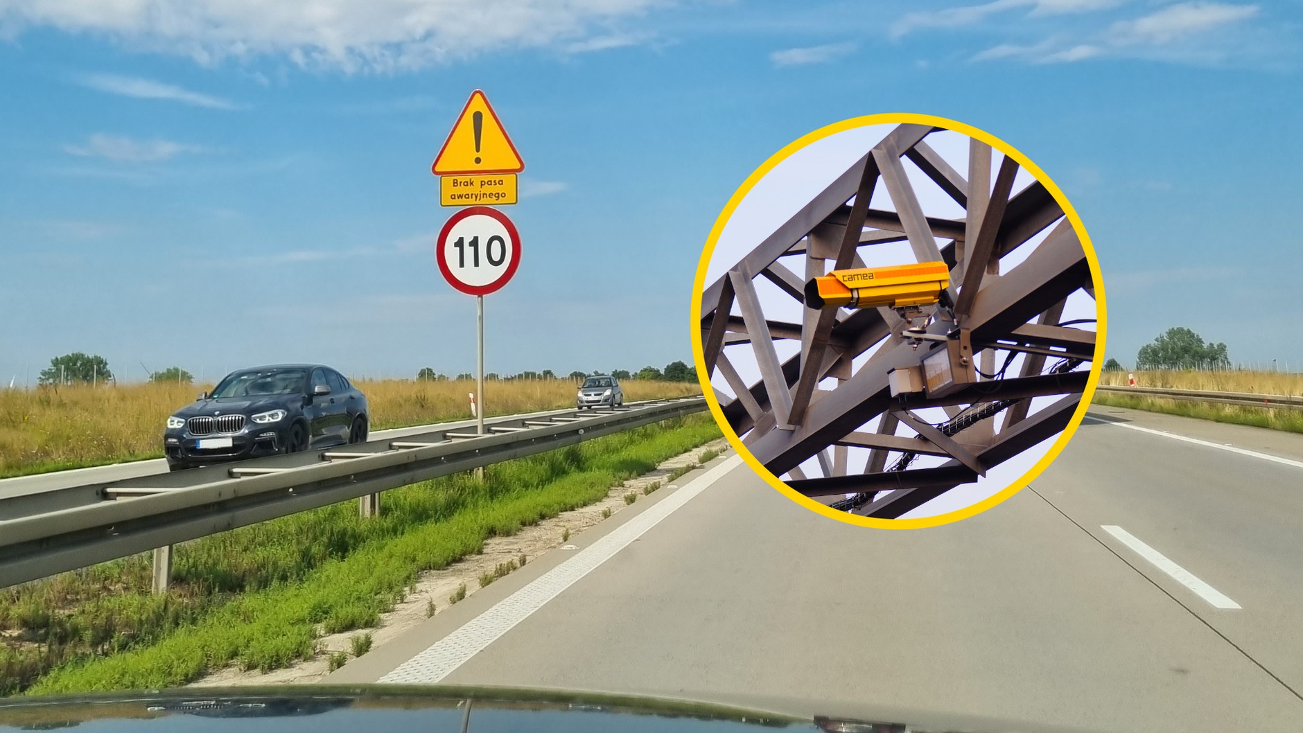 Odcinkowy pomiar prędkości na autostradzie A4