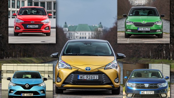 Toyota Yaris, Skoda Fabia, Renault Clio, Hyundai i20, Dacia Sandero – pięć popularnych aut w segmencie B
