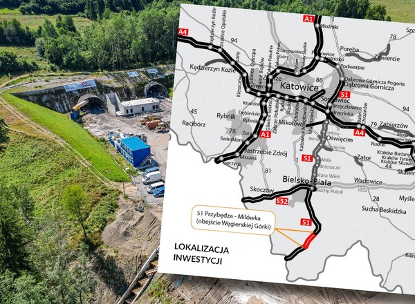 Skomplikowana budowa drogi S1 na Śląsku. Osiem km za blisko 1,5 mld zł