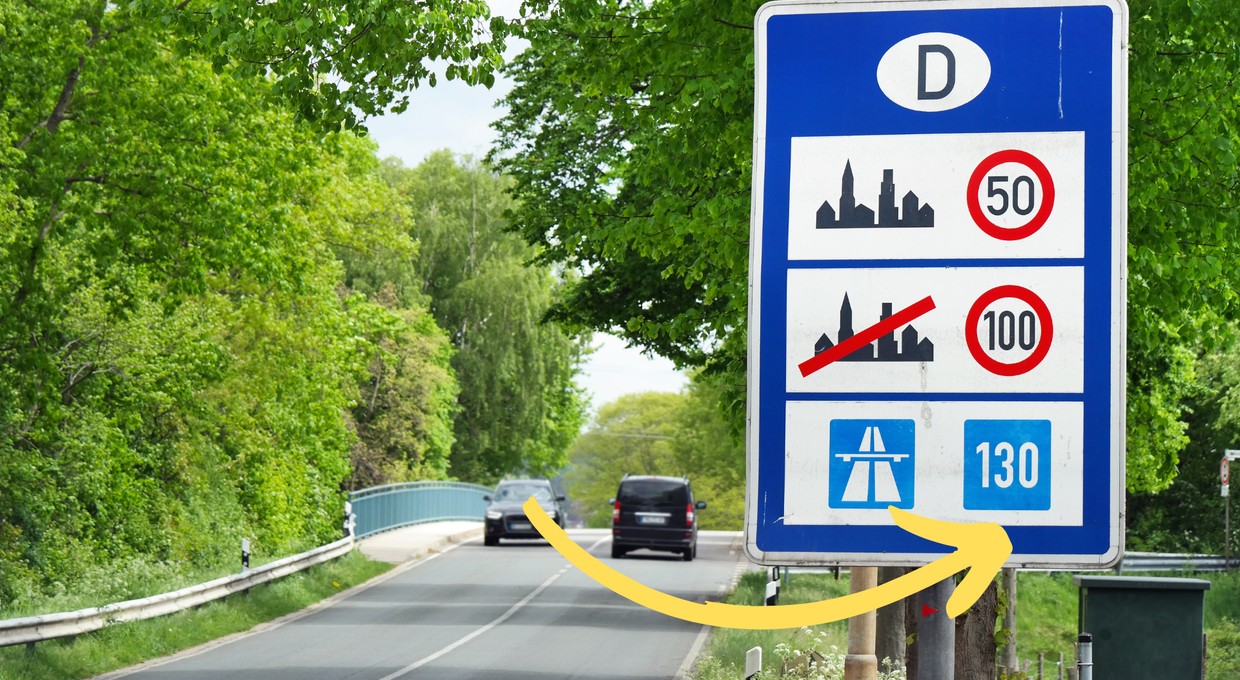 Ten znak drogowy w Niemczech zaskakuje Polaków. Co oznaczają liczby na niebieskim tle?