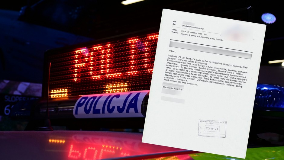 Policja list