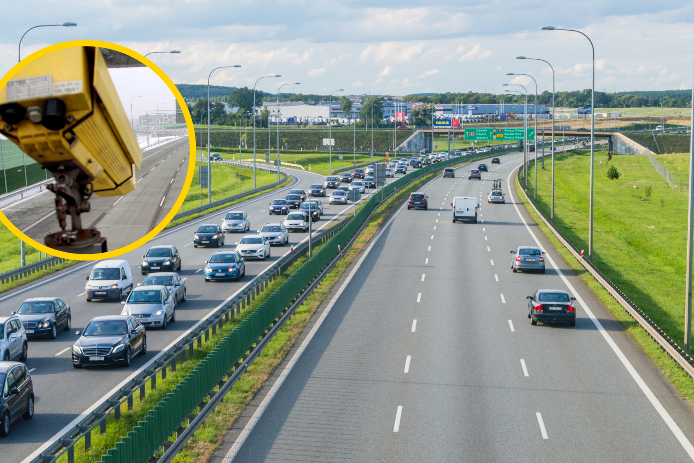 Nowe odcinkowe pomiary prędkości na autostradzie A1. Aż pięć lokalizacji