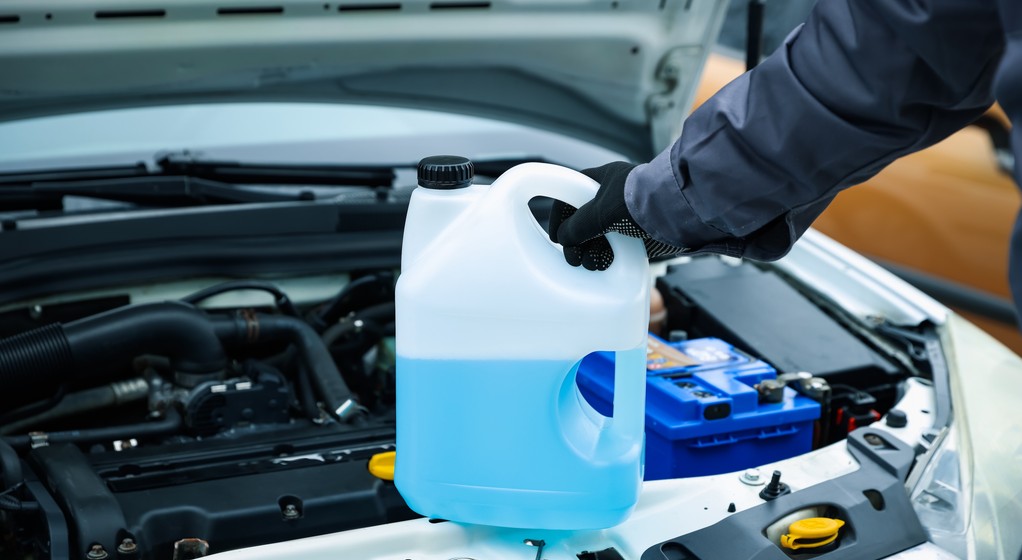Zimowy płyn do spryskiwaczy