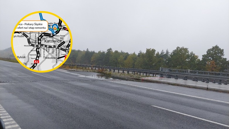 Pofałdowana nawierzchnia na A1