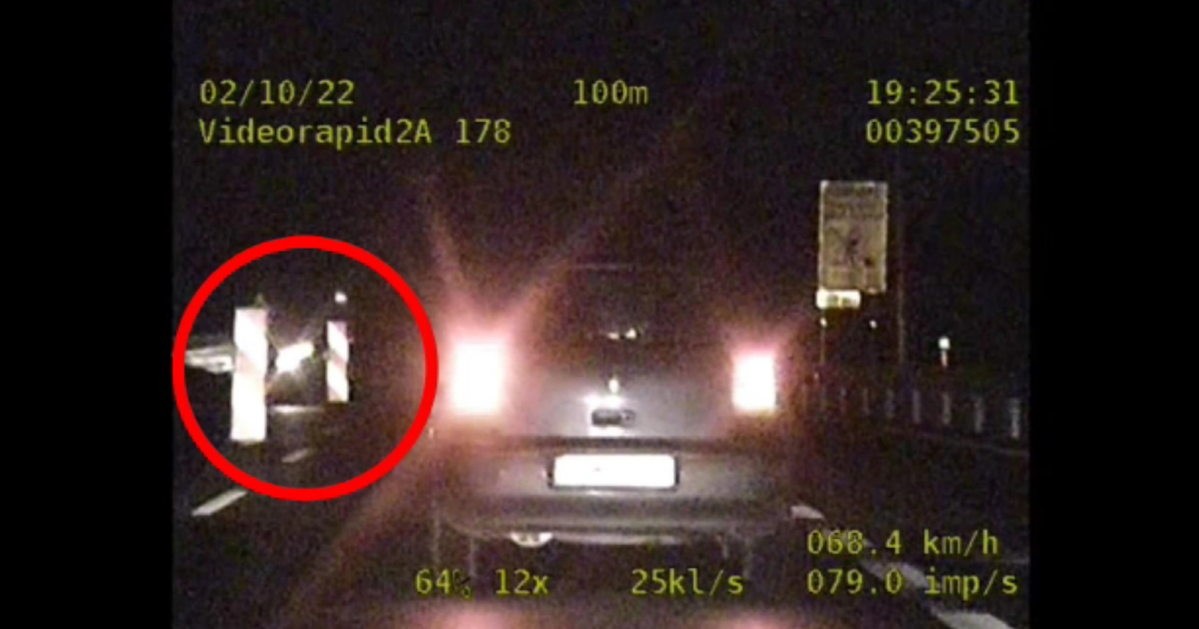 Zawracał na drodze ekspresowej. Wszystko na oczach policji