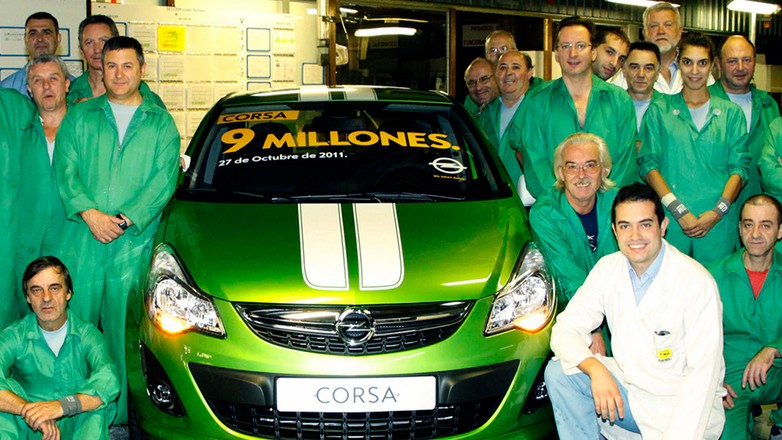 9 milionów Opli Corsa z Saragossy