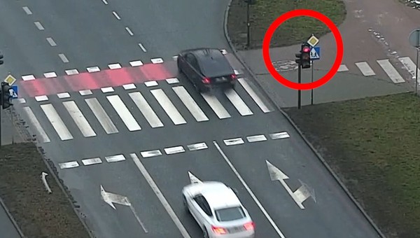 Bydgoska policja pokazała nagranie z drona