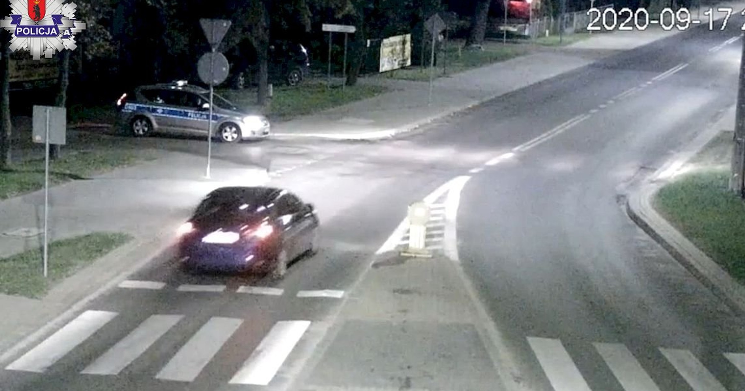 Jechała lewą stroną jezdni, nawet przez rondo
