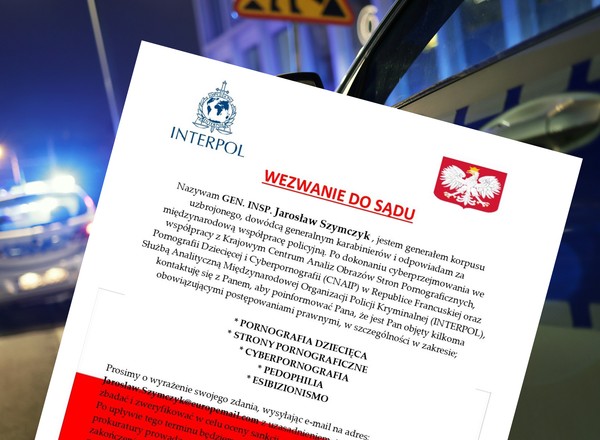 "Pilne wezwanie od Komendanta Głównego Policji" - uwaga, to oszustwo!