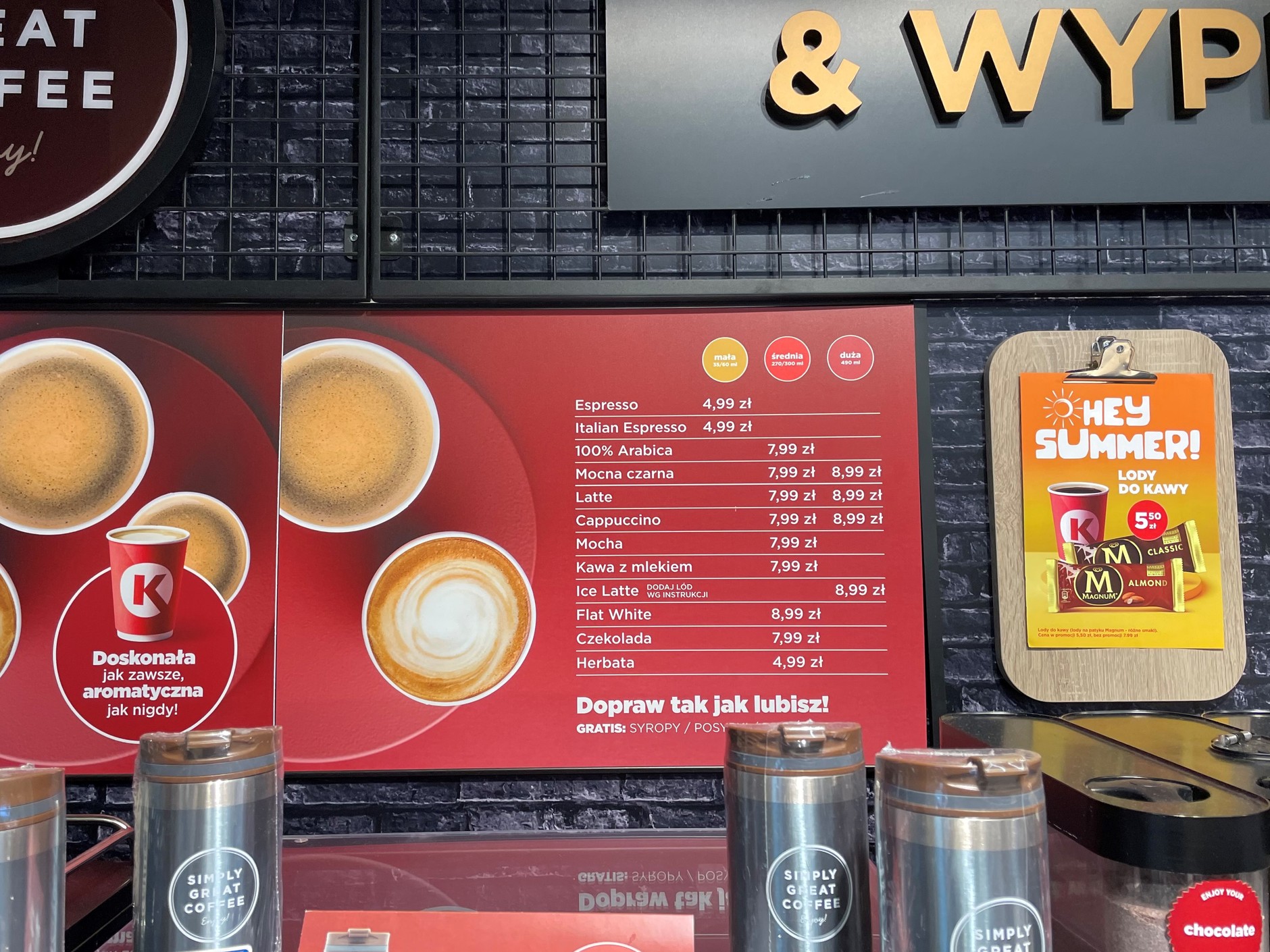 Ceny kawy na Circle K