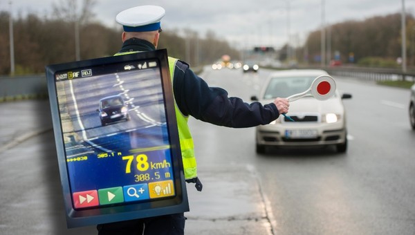 Kierowca jechał bez uprawnień, przeglądu i pod wpływem. Zatrzymano go za przekroczenie prędkości