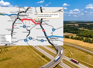 Zielone światło dla najdłuższego odcinka S10 Toruń - Bydgoszcz. GDDKiA mówi o 2027 r.