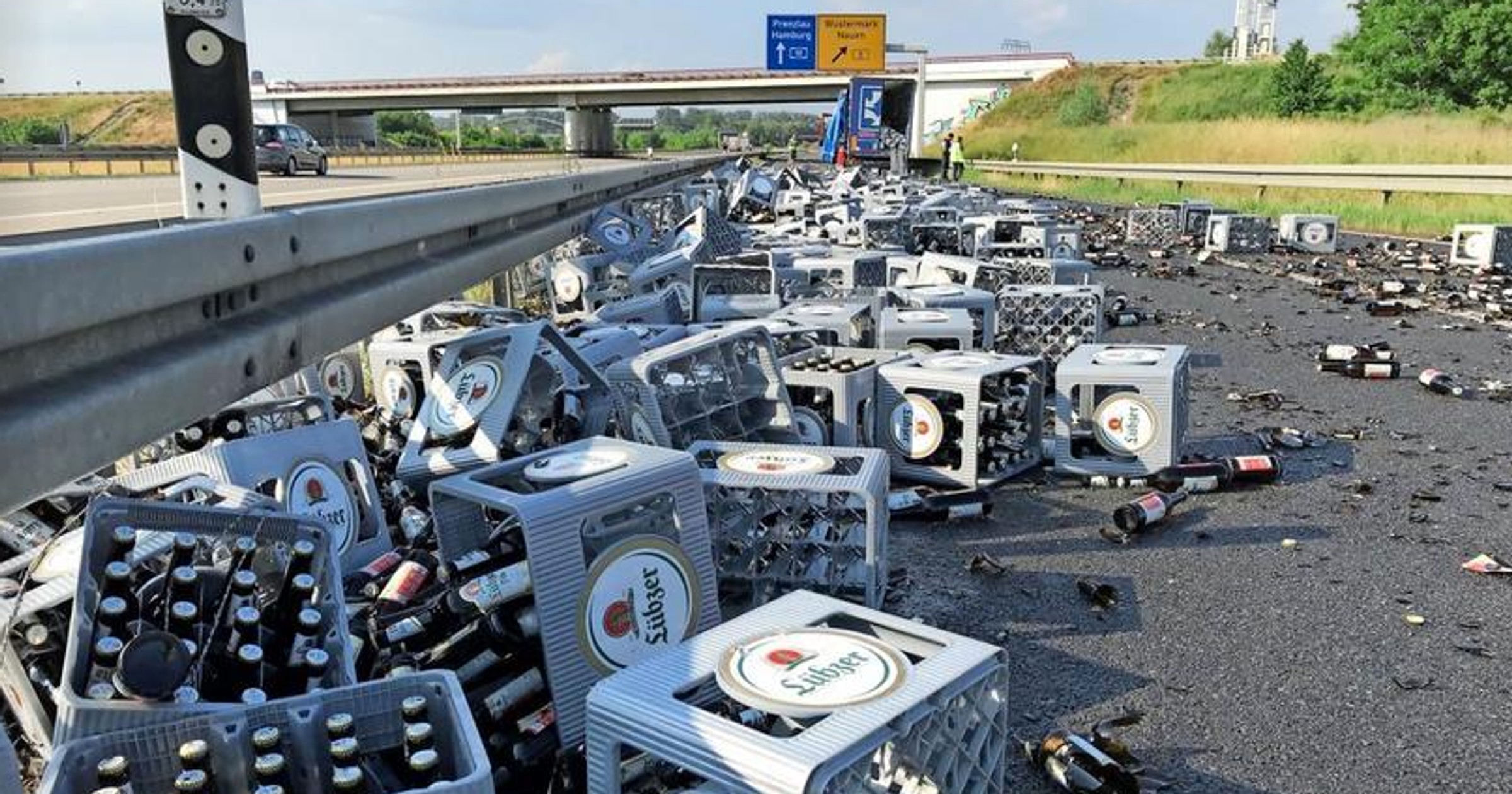 Piwo na autostradzie