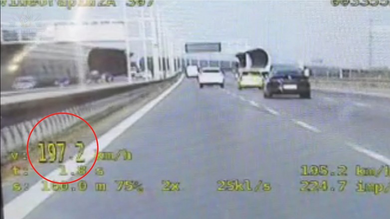 Jechał prawie 200 km/h po AOW
