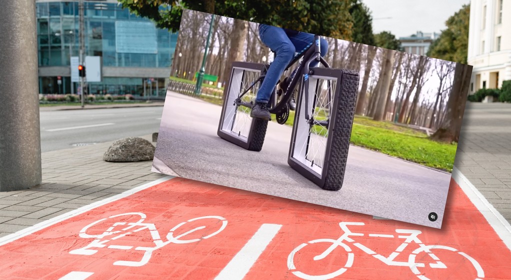 Rower na kwadratowych kołach