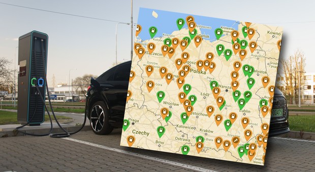 Elektrykiem przez Polskę na wakacje — stacje ładowania na popularnych trasach [MAPA]