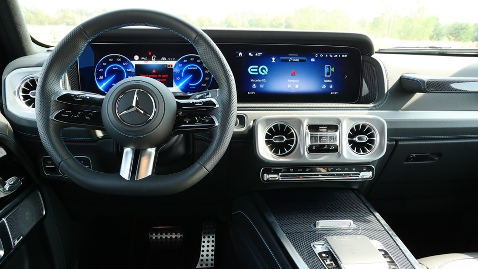 Mercedes Klasy G: tak wygląda wnętrze aktualnego modelu.