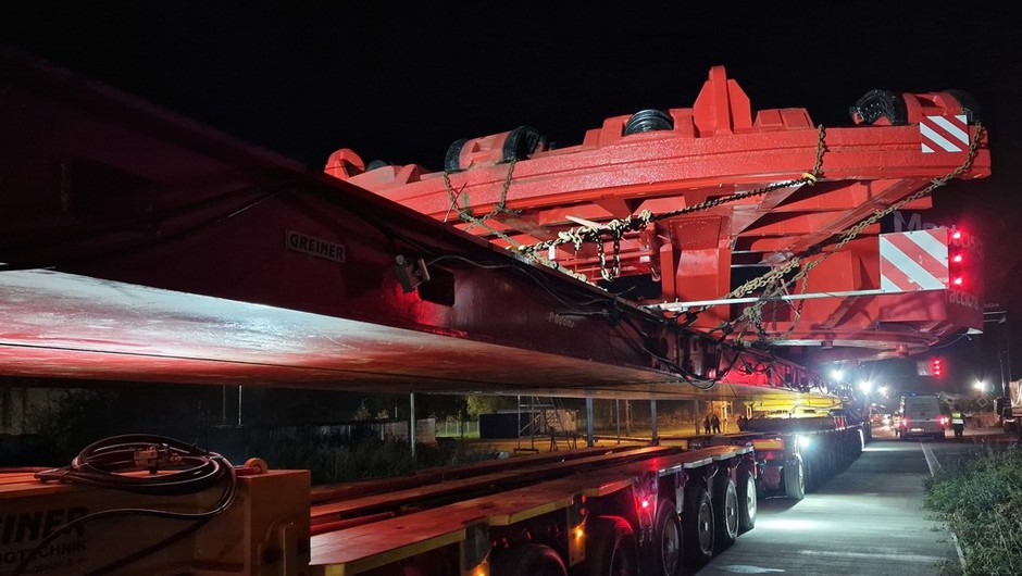 Transport maszyny TBM