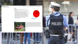 Czerwona naklejka na aucie w Niemczech. Uwaga na mandat, który może przekroczyć wartość auta!