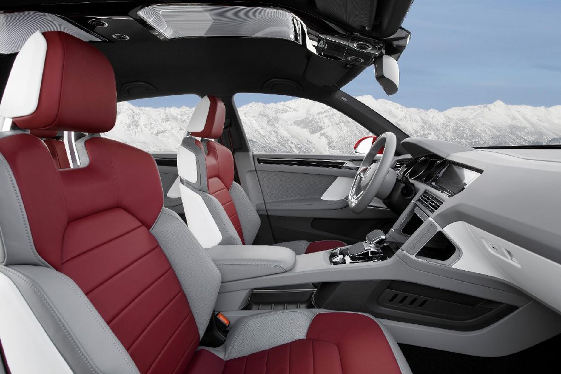 VW Cross Coupe Concept jako hybryda TDI