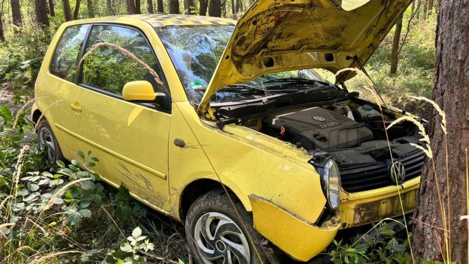 Kierował Lupo i uderzył w drzewo. Przekroczył, ale nie prędkość