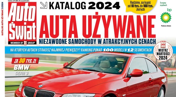 Katalog 2024 "Najlepsze auta używane do 100 tys. zł" już w sprzedaży