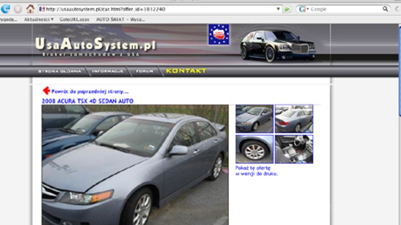 Jak wygląda oferta aut w USA