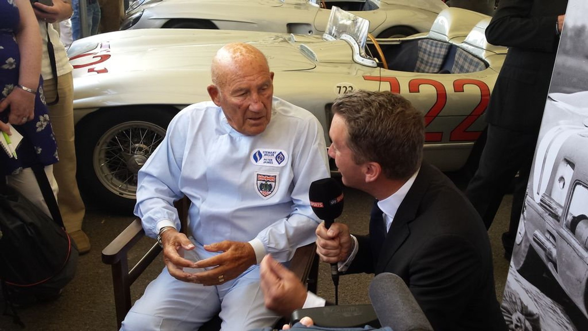Goodwood 2015: Stirling Moss wśród fanów