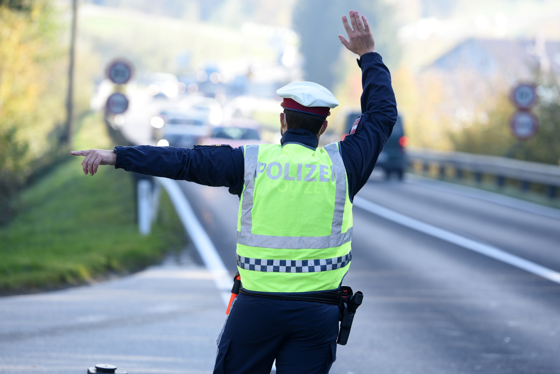Policja austriacka – kontrola drogowa