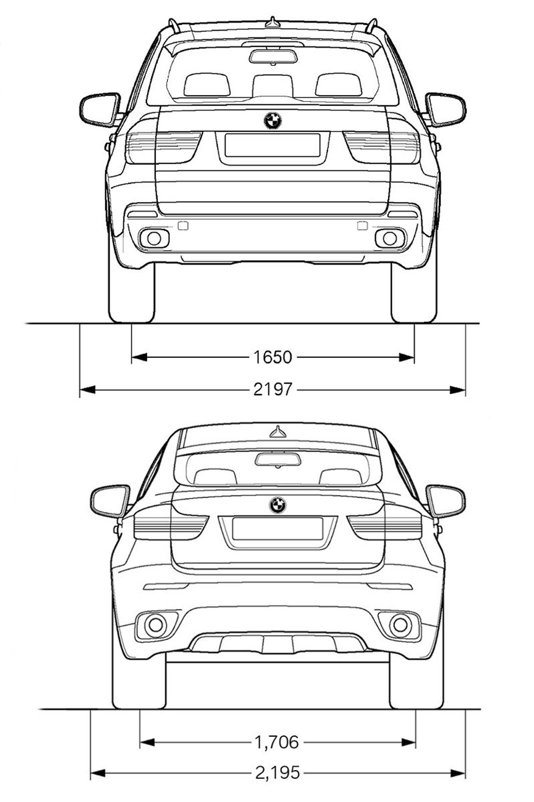BMW X5 kontra BMW X6: pierwsze statyczne porównanie