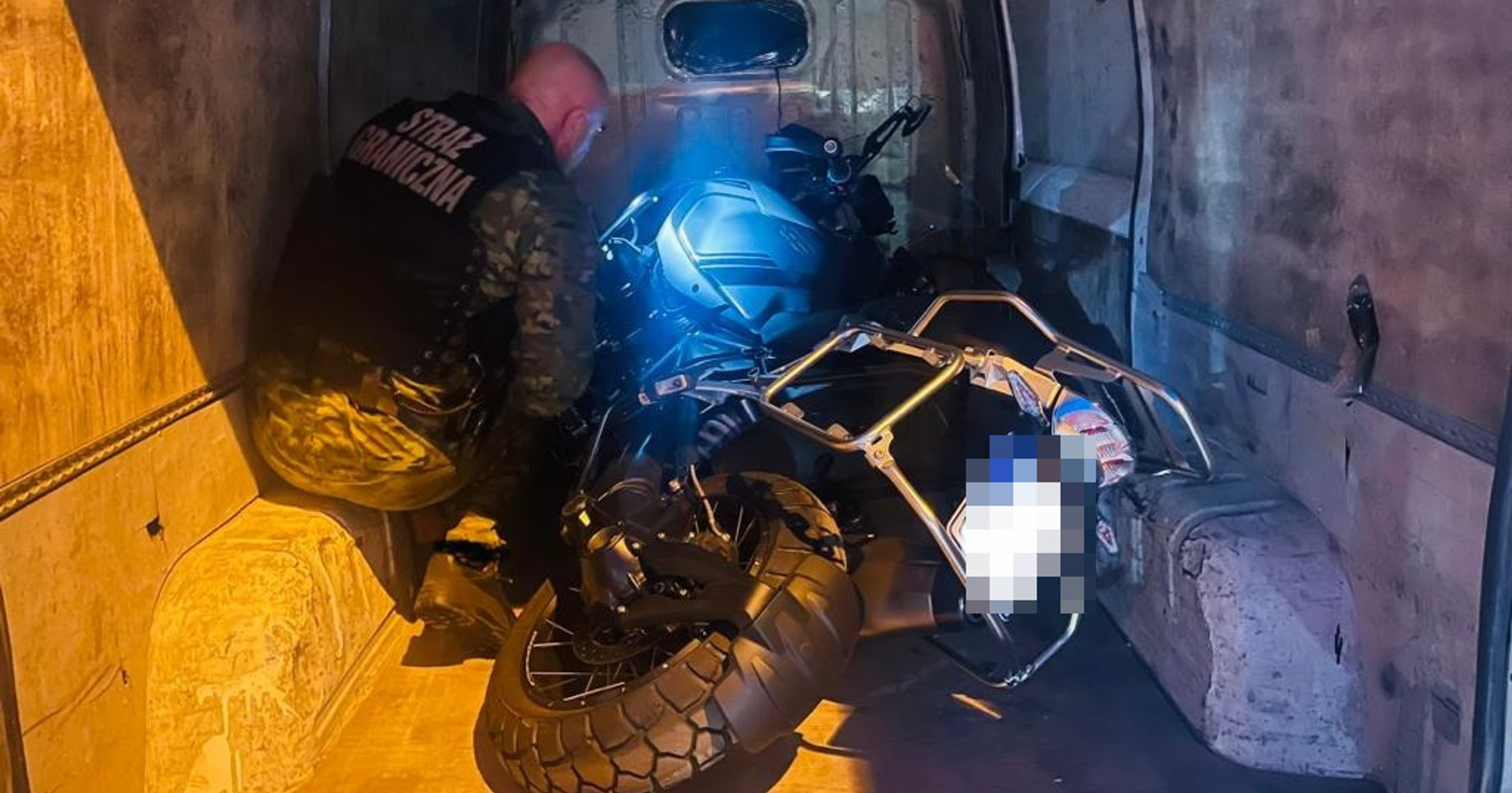 Zatrzymane przez Straż Graniczną BMW R1250 GS Adventure 
