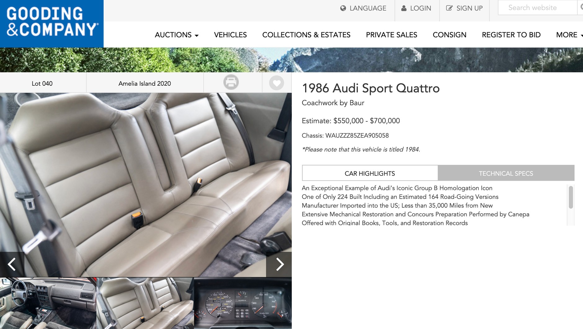 Audi Sport quattro