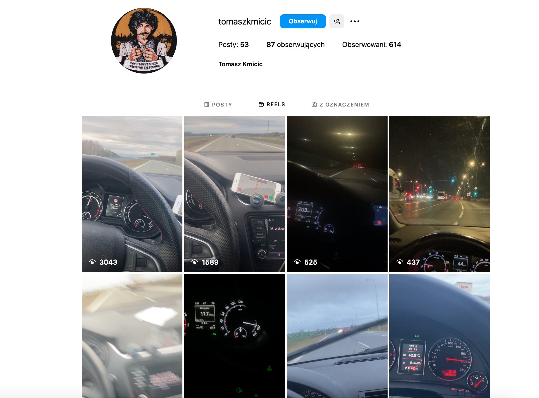 Pirat publikuje nagrania w sieci i naśmiewa się z internautów, którzy próbują go zidentyfikować.
