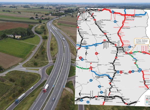 Droga S12 na wschodzie Polski. Wiemy kto i kiedy wybuduje dwa nowe odcinki [MAPA]