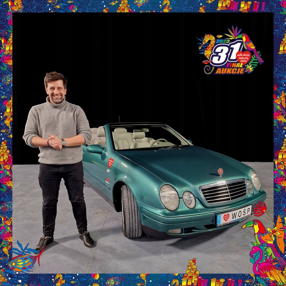 Mercedes CLK A208 na aukcji WOŚP.