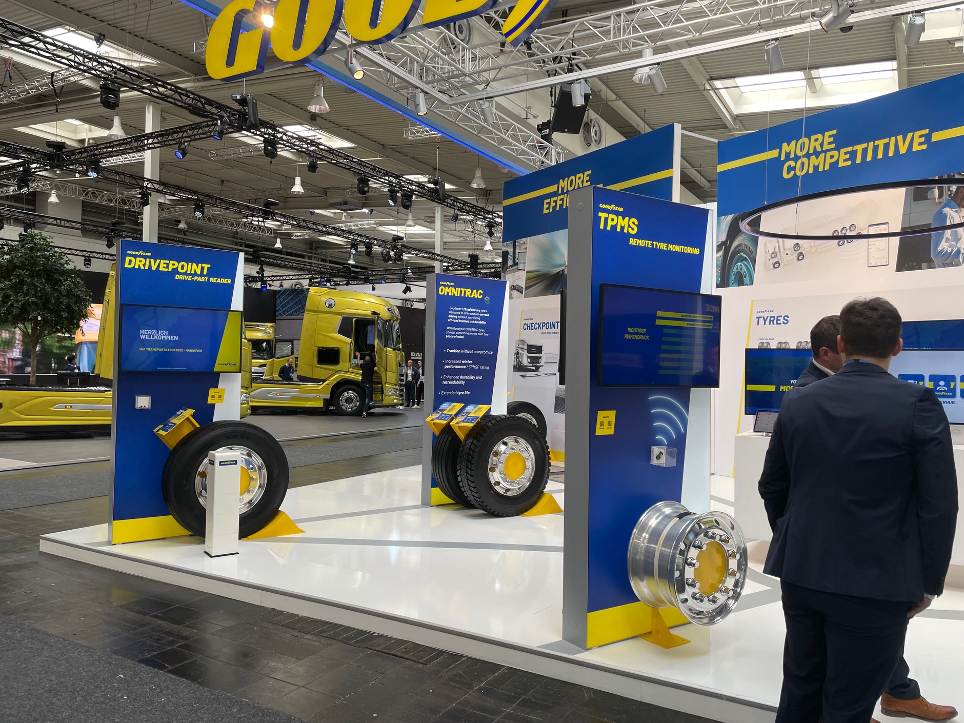 Opony GoodYear do większych pojazdów.