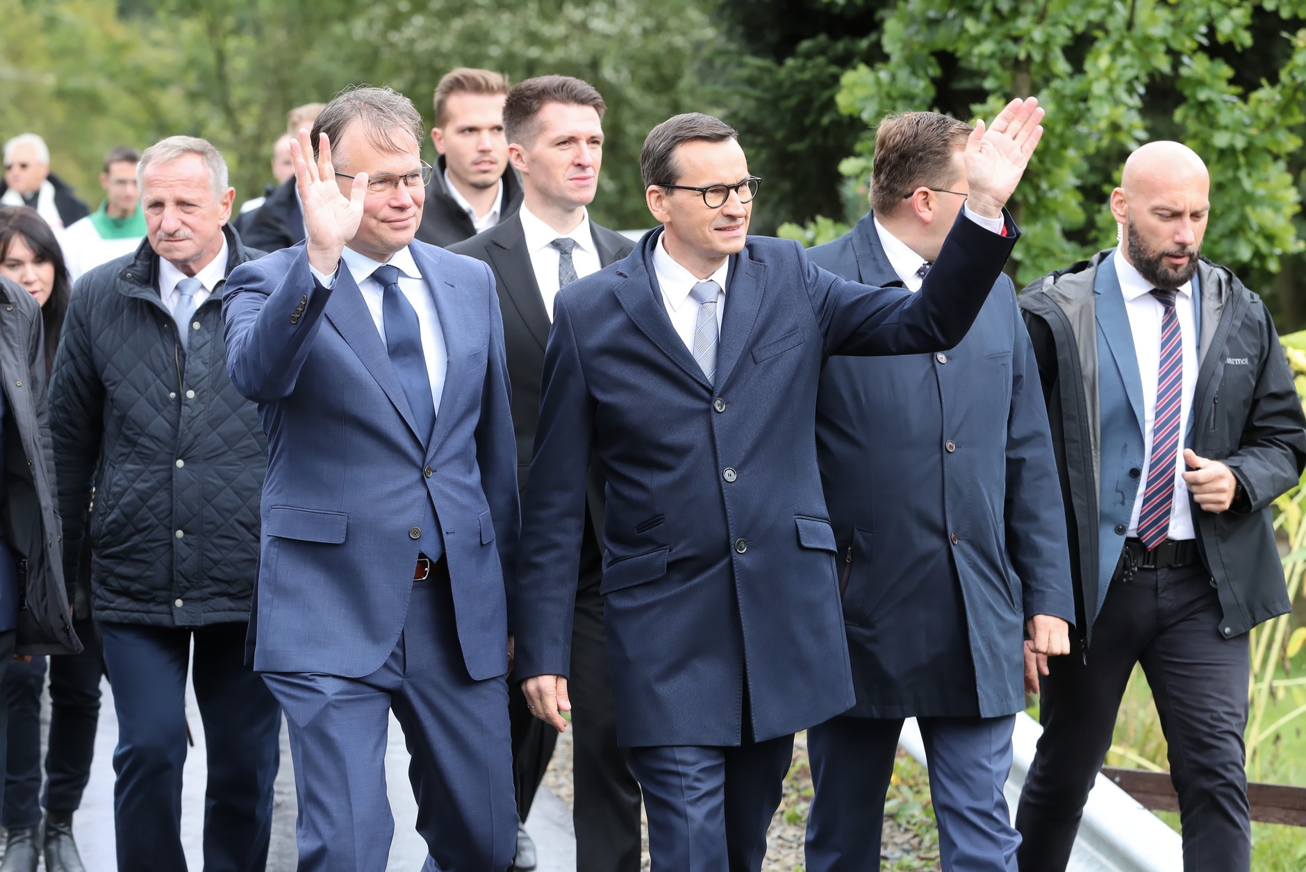 Szczawa, wizyta premiera Mateusza Morawieckiego