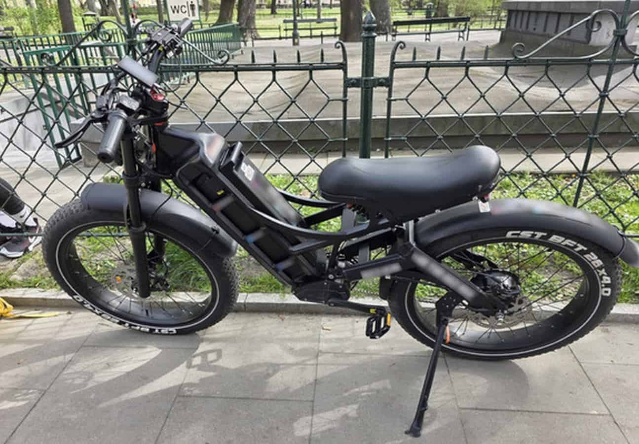 Motorower udający rower elektryczny to gwarancja poważnych problemów