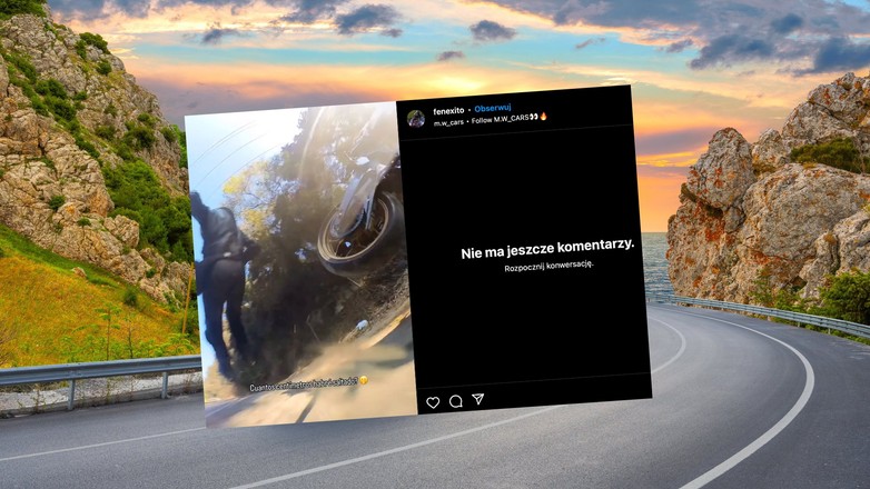 Kierowca motocykla cudem uniknął tragicznych konsekwencji