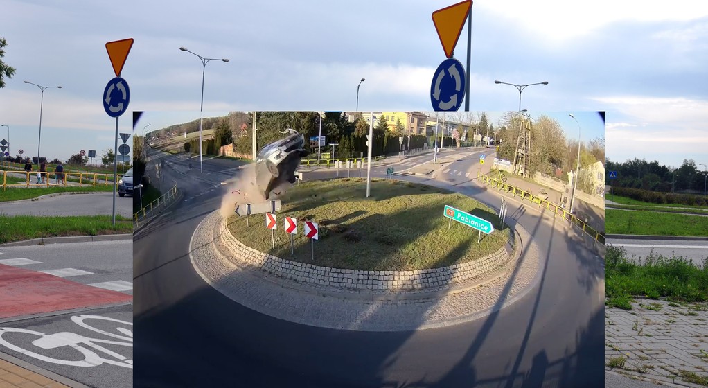 Kierowcy lecący przez rondo - zestawienie